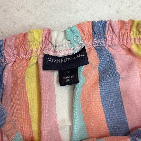 Colorful Striped Kids Dress - Picture 4 of 6